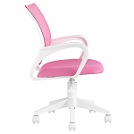 Офисное кресло с основанием из белого пластика Desk chairs Pink варинант исполнения - 3 | Loft Concept в Омске