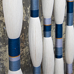 Настенное украшение из нитей Корона с кисточками Crown Wall Hanging варинант исполнения - 2 | Loft Concept в Омске