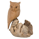 Статуэтка из дерева сова Animals of the World варинант исполнения - 2 | Loft Concept в Омске