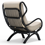 Дизайнерское кресло из ротанга Gio Ponti CONTINUUM D.163.7 BY BONACINA 1889 Armchair варинант исполнения - 8 | Loft Concept в Омске