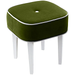 Квадратный мягкий пуф на белых ножках Winton Pouf Square варинант исполнения - 1 | Loft Concept в Омске