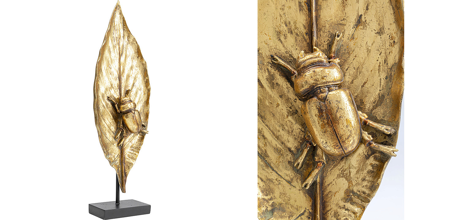Статуэтка Golden Beetle on a leaf - Loft-Concept в Омске