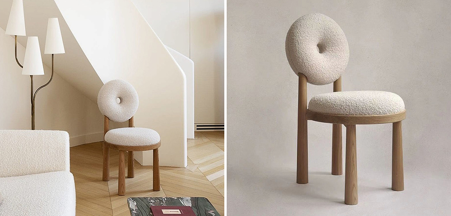 Стул Bagel Boucle Chair Стул Bagel Boucle Chair - Loft-Concept в Омске