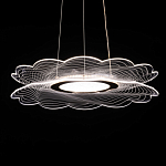 Люстра с прозрачным волнистым плафоном в форме цветка Ethereal Bloom варинант исполнения - 6 | Loft Concept в Омске