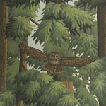 Обои ручная роспись Redwoods Colourway SC-281 on scenic paper варинант исполнения - 2 | Loft Concept в Омске