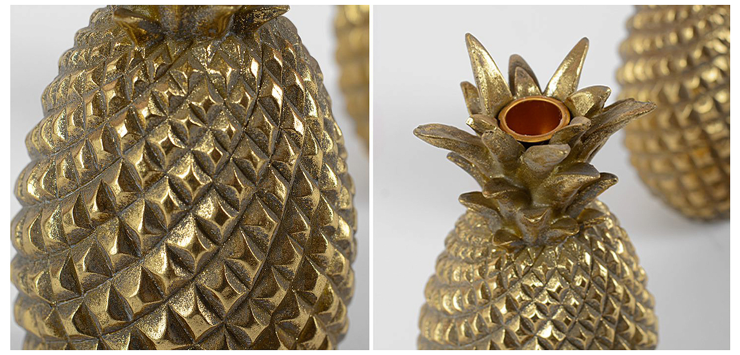 Подсвечник Золотой Ананас - Loft-Concept в Омске