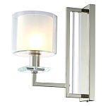 Бра с геометрическим каркасом из металла и цилиндрическим стеклянным плафоном Laurent варинант исполнения - 2 | Loft Concept в Омске