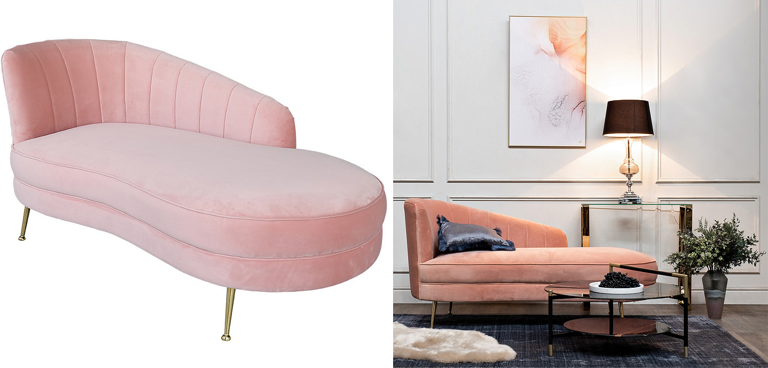 Кушетка Pink Velur Кушетка Pink Velur - Loft-Concept в Омске