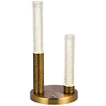 Настольная лампа латунь Dew Drops Tube Brass Table Lamp варинант исполнения - 1 | Loft Concept в Омске