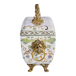 Шкатулка с фигуркой льва на крышке Eden Garden варинант исполнения - 4 | Loft Concept в Омске