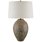 Настольная лампа с текстурным узором Movement of Smooth Lines варинант исполнения - 3 | Loft Concept в Омске