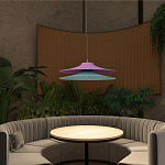 Подвесной вязаный светильник в двухцветном исполнении «Двойной Токио»  варинант исполнения - 2 | Loft Concept в Омске