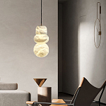 Подвесной светильник с фигурными плафонами Stone Triad варинант исполнения - 4 | Loft Concept в Омске