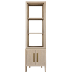 Этажерка Primo с тумбой шпон Светлый дуб варинант исполнения - 1 | Loft Concept в Омске