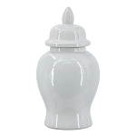 Ваза с крышкой однотонная Высота 31 см Chinoiserie Ceramics варинант исполнения - 12 | Loft Concept в Омске