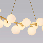 Люстра подвесная с белыми лампами в форме шара Felicitat варинант исполнения - 2 | Loft Concept в Омске