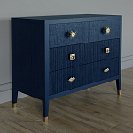 Бельевой Комод с 4 ящиками Elsa Dreams Blue варинант исполнения - 1 | Loft Concept в Омске