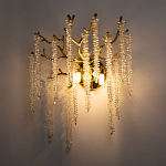 Бра золотого цвета с ветвями и хрустальными подвесками FAIRYTREE Light варинант исполнения - 2 | Loft Concept в Омске