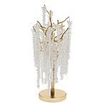 Лампа настольная со стеклянными подвесами цвет золото Light FAIRYTREE варинант исполнения - 1 | Loft Concept в Омске