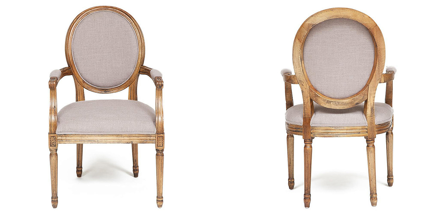 Стул French armchair Provence gray Стул French armchair Provence gray - Loft-Concept в Омске