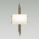 Бра с изогнутым плафоном на бронзовом основании с вертикальным декором из металлических трубок Sohne варинант исполнения - 6 | Loft Concept в Омске