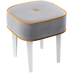 Квадратный мягкий пуф на белых ножках Winton Pouf Square варинант исполнения - 11 | Loft Concept в Омске