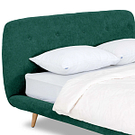 Кровать с мягким изголовьем Palmer Bed варинант исполнения - 3 | Loft Concept в Омске