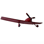 Полка книжная красная в виде самолёта в стиле лофт FLY варинант исполнения - 1 | Loft Concept в Омске