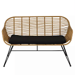 Кушетка плетеная из ротанга Wicker Сouch варинант исполнения - 1 | Loft Concept в Омске