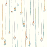 Мебельная ткань Велюр Raindrops White 145 см N 1003 варинант исполнения - 1 | Loft Concept в Омске