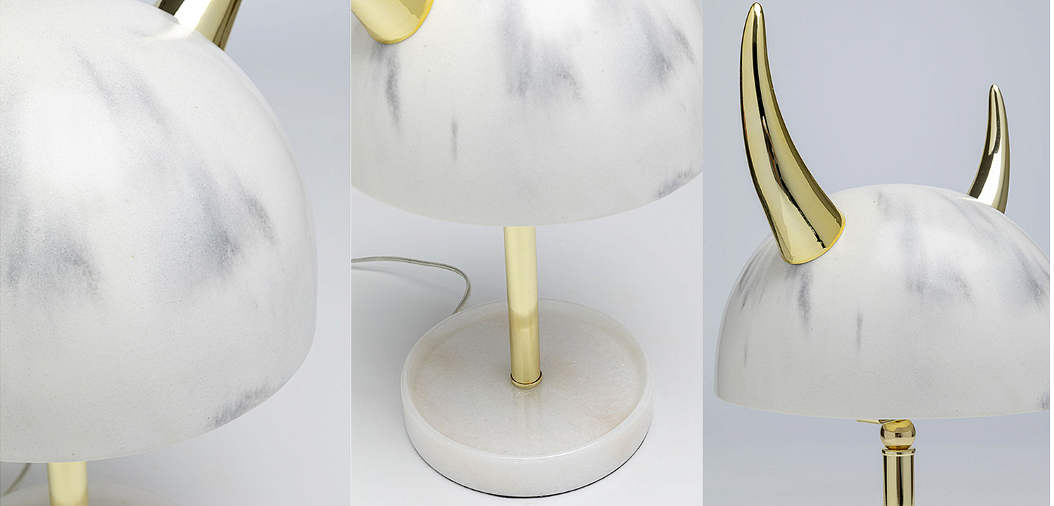 Настольная лампа Marble with Horns - Loft-Concept в Омске