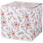 Набор посуды обеденный из фарфора на 6 персон 18 предметов Flower Porcelain Collection варинант исполнения - 3 | Loft Concept в Омске