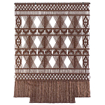 Панно Макраме коричневый цвет  варинант исполнения - 6 | Loft Concept в Омске