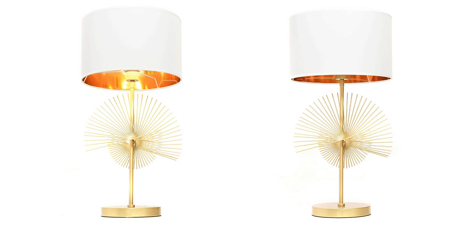 Настольная лампа Genoveva Table lamp white Настольная лампа Genoveva Table lamp white - Loft-Concept в Омске