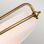 Потолочный светильник со стеклянным плафоном на изогнутых кронштейнах Quoizel  варинант исполнения - 14 | Loft Concept в Омске