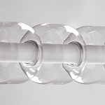 Люстра линейная с 6-ю прозрачными стеклянными плафонами округлой формы HANDLE GRAPE варинант исполнения - 9 | Loft Concept в Омске