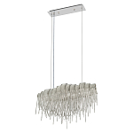 Люстра подвесная с металлическими цепочками и изогнутыми металлическими дугами 72 см Atlantis Chain варинант исполнения - 4 | Loft Concept в Омске