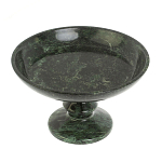 Фруктовница большая из натурального камня Змеевик Шабровский Natural Stone Fruit Bowls варинант исполнения - 2 | Loft Concept в Омске