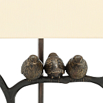 Настольная лампа Птицы на изогнутой ветке Lamp Tit варинант исполнения - 1 | Loft Concept в Омске