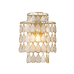 Бра с декором из натуральной морской ракушки Iridescent Light варинант исполнения - 1 | Loft Concept в Омске