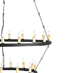 Люстра круглая двухъярусная Lightness and Scale варинант исполнения - 1 | Loft Concept в Омске