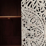 Шкаф с орнаментом ручная резьба из дерева Indian Antique Furniture  варинант исполнения - 3 | Loft Concept в Омске