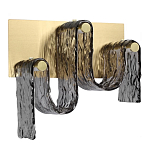 Бра волнистой формы из фактурного стекла Big Wave варинант исполнения - 1 | Loft Concept в Омске