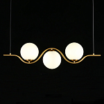 Люстра подвесная светодиодная Jagna 2 Gold and White варинант исполнения - 1 | Loft Concept в Омске