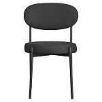 Стул мягкий Alfie Chair черный варинант исполнения - 1 | Loft Concept в Омске