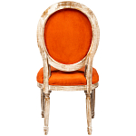 Стул из натурального бука оранжевое с цветным принтом Impressionism in Color варинант исполнения - 2 | Loft Concept в Омске