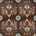 Плитка с узором Клубника варинант исполнения - 1 | Loft Concept в Омске