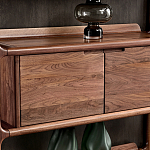 Стеллаж в гостиную для книг Moon Walnut Furniture варинант исполнения - 7 | Loft Concept в Омске