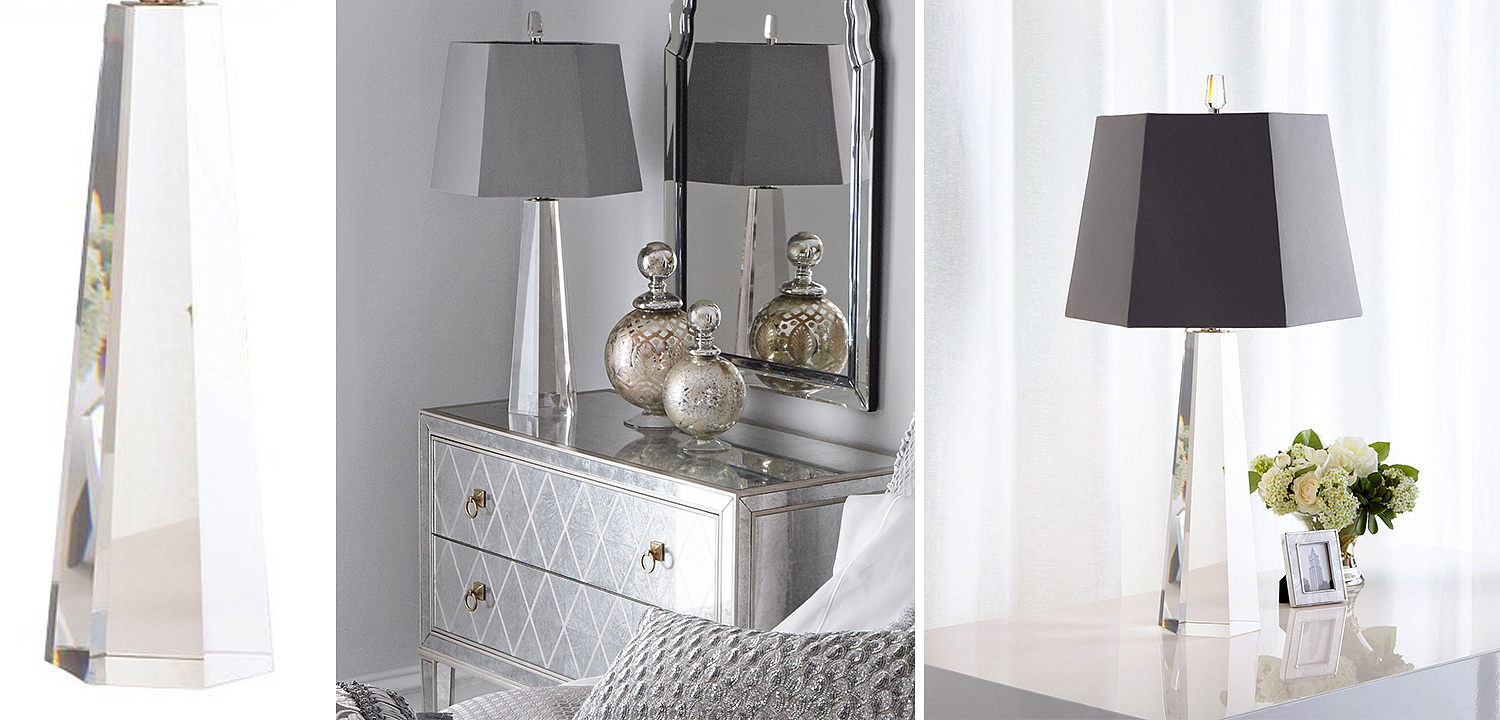 Настольная лампа Crystal Pyramid Table lamp Настольная лампа Crystal Pyramid Table lamp - Loft-Concept в Омске