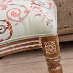 Стул из массива бука светло-зеленый с растительным орнаментом Raffael Angel Green Chair варинант исполнения - 5 | Loft Concept в Омске